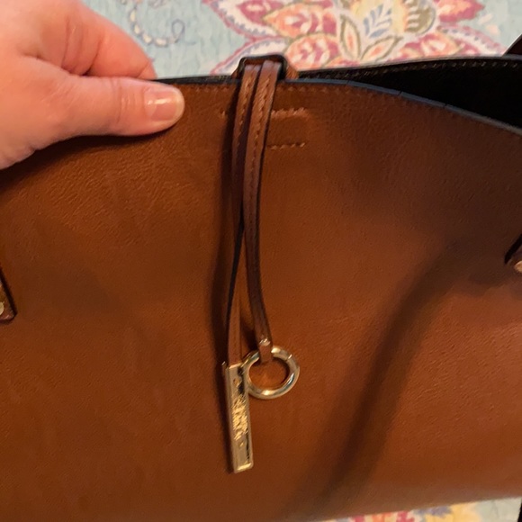 Calvin Klein Faux Leather Tote with Clutch Bag - Picture 6 of 17